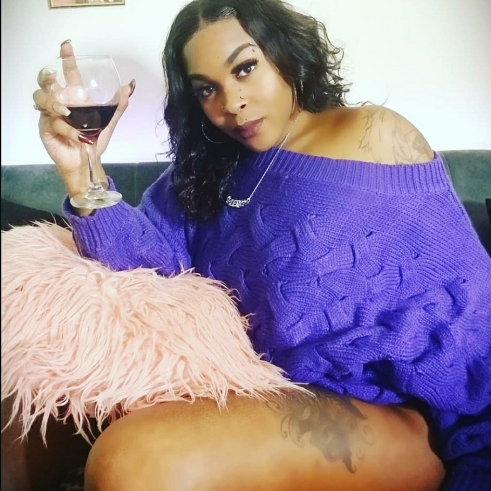 PURPLE KNIT OFF THE SHOULDER SWEATER FASHION NOVA SIZE 1XL